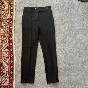 Anine Bing Ian Ponte Slim-Leg Pants